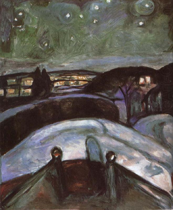 Edvard Munch Moonlight china oil painting image